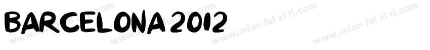Barcelona 2012字体字体转换